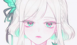 动漫图片 女生,梦幻般的校园邂逅